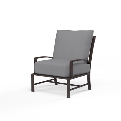 La Jolla Aluminum Outdoor Lounge Chair , Sunbrella® Cushions Included