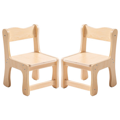 Wooden Toddler Chair, Kids Chair Set Of 2 by Harriet Bee