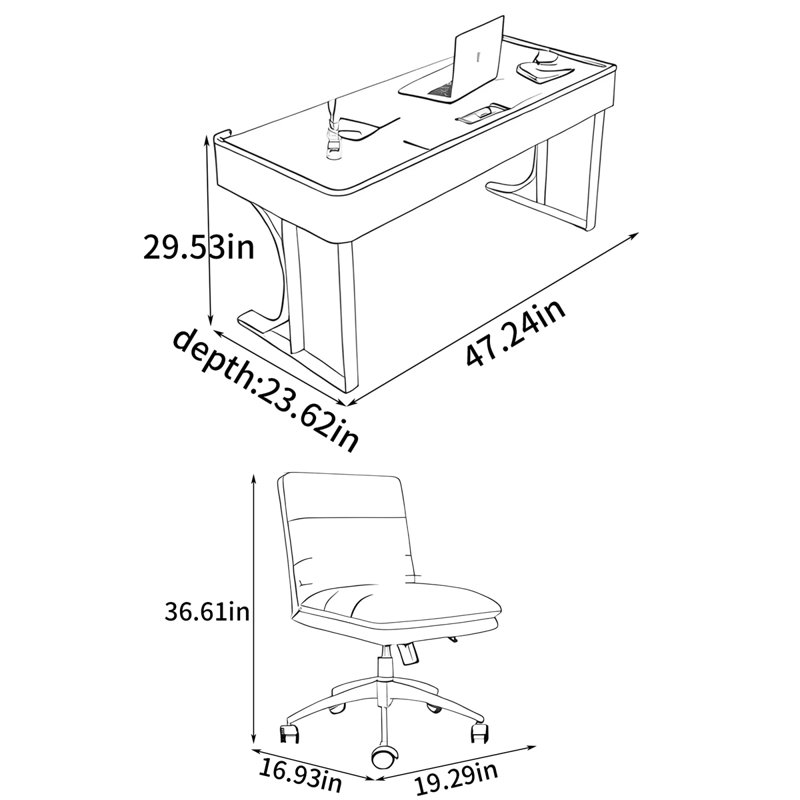 Hurlement, 29.53" H x 47.24" W x 23.62" D