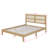 Queen-Size Bed Featuring A Rattan Headboard-944338584