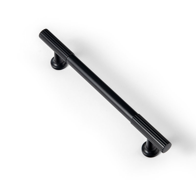 Bar / Handle Pull Multipack, Black, 5", 6-Packing