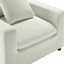 Fauteuil moderne ivoire