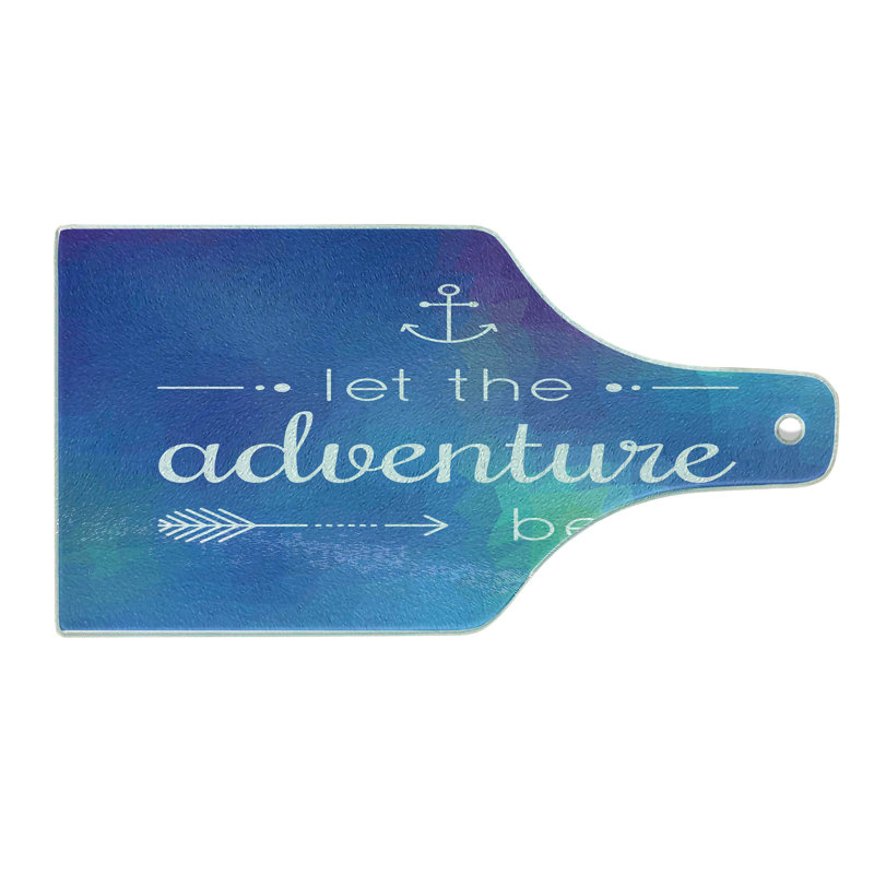 Planche à découper en verre trempé Ambesonne Adventure