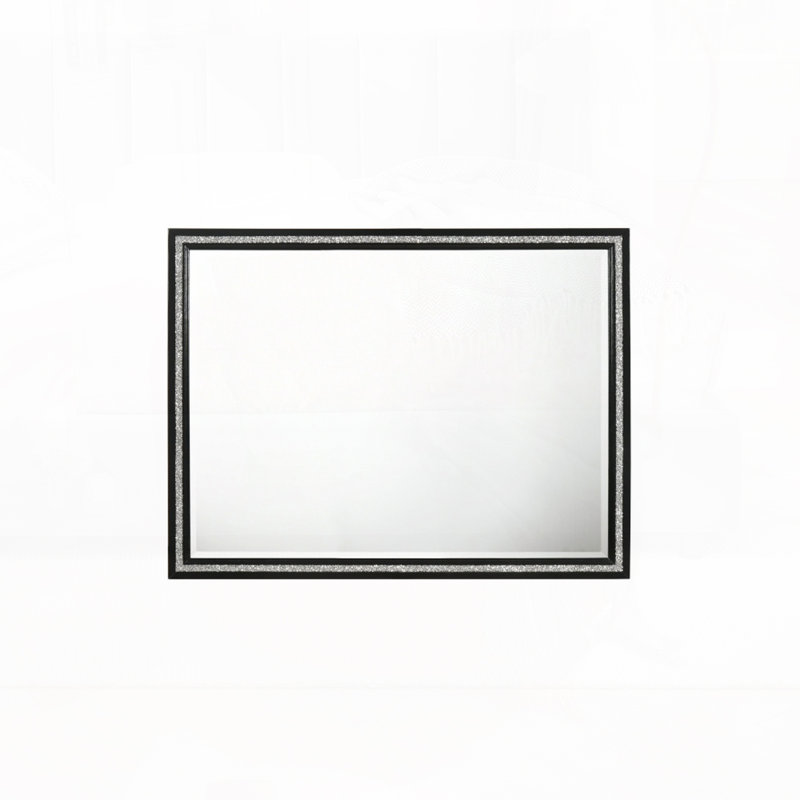 Black Finish Mirror