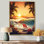 Planche de surf au paradis de la plage tropicale