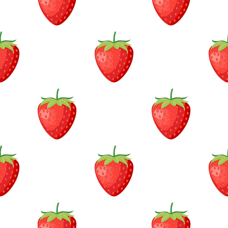 Strawberries - Wrapped Canvas Print, 122cm H x 122cm W x 3.8cm D