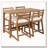 5-Piece Rustic Patio Bar Set-680633626