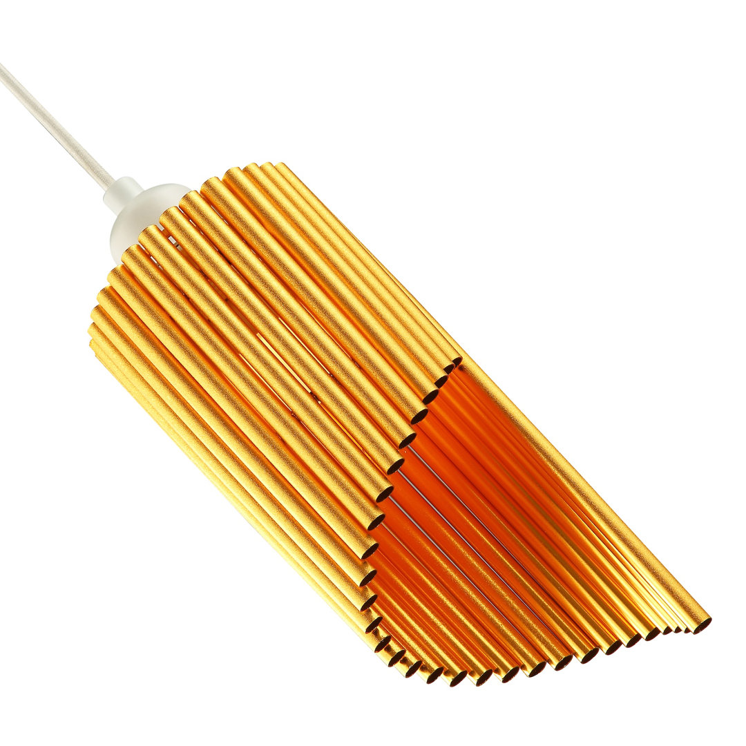 26cm H Metal Rectangle Pendant Scm Hade (Screw On) in Gold