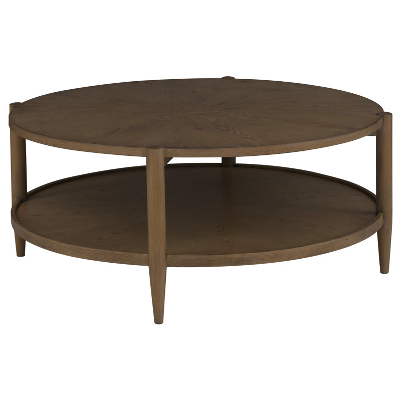 Maxwell Round Cocktail Table, Caramel
