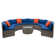 Bilkis 8 - Person Patio Conversation Sets with Cushions