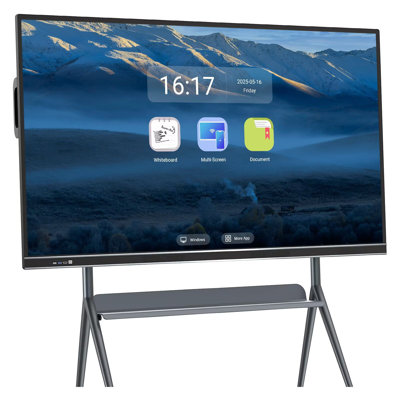 JYXCN 86 Inch Digital Whiteboard, 2160p Touch Screen Smart Board for Teaching, Presentations & Meetings(Include Wall Mount)