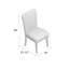 Chaise de salle à manger rembourrée Aalim-307283947