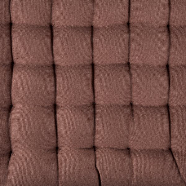 Coussin de siège d'intérieur, Brun foncé