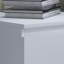 Carlton 2 Drawer Bedside Table Nightstand: Matt Finish. Scratch Resistant. Handleless Design.-39703075