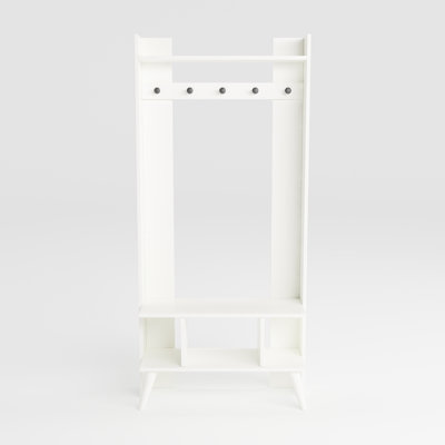 Shuler Hall Tree 83.6cm Wide with Bench