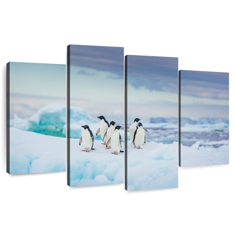 Brampt Adelie Penguins, 27" H x 43" W