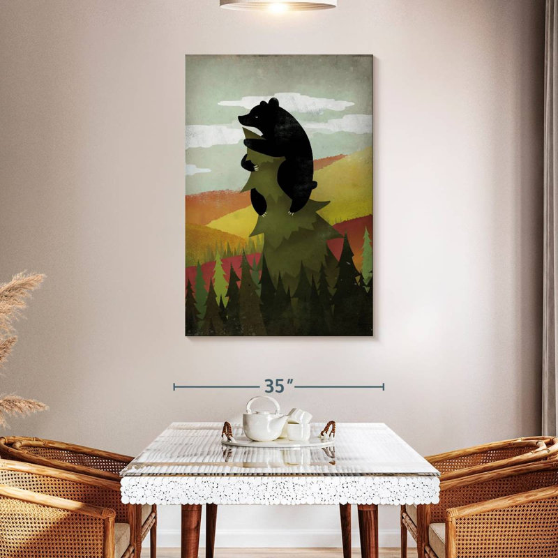 Bramep Leaf Peeper sans mots, H 48 po x l 32 po