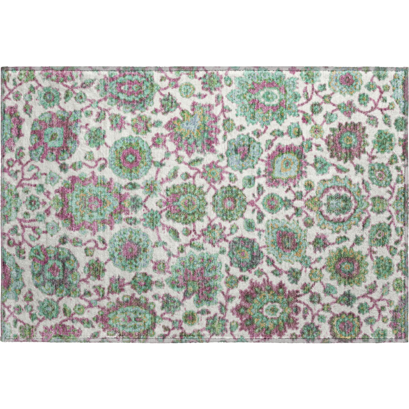Tapis de qualité supérieure lavable à la machine Mayfield AMF2187 global, Menthe, 1 pi 8 po x 2 pi 6 po