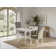 Rectangular Solid Wood Top With Butterfly Leaf Dining Table Set