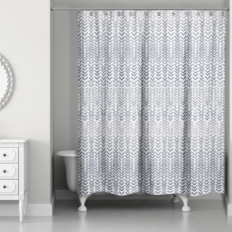 Madina Chevron Shower Curtain