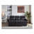 Sectional Sofa Bed, BLACK
