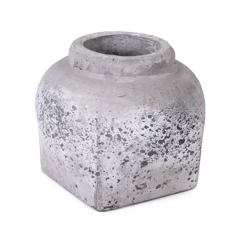 Handmade Ceramic Table Vase, 7.5" H x 8.5" W x 8.5" D