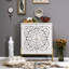 Armoire 2 portes Simms White Flower