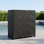 Armoire de rangement extérieure 34 po x 15 po x 34 po avec 1 tablette, imperméable et résistante aux rayons UV, pour le patio, le jardin et l'intérieur