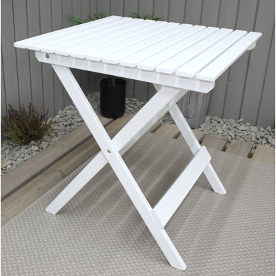 Arlott Square Pine Solid Wood Outdoor Dining Table - 165.1 cm W 165.1 cm D