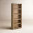 Fitzgerald 5-Shelf Solid and Manufactured Wood Bookcase