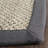 Debroh Natural Fiber Sisal With Latex Solid Color Rug-1917849676