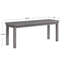 Banc de salle à manger de style rustique en bois massif à chevrons de 44 po de largeur Carveth-304018063