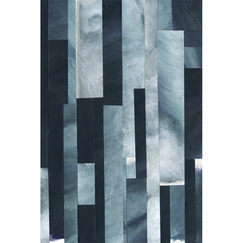 White Caps I by Grace Popp - Painting on Canvas, 122 cm H x 81 cm W, Wrapped Canvas