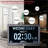 Digital Electric Tabletop Clock with Alarm in Black