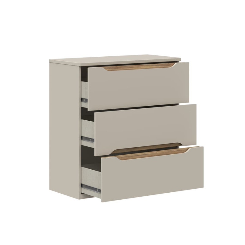 Caysin 86 cm W Chest of 3 Drawers