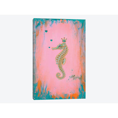 « halcyon hippocampe », impression sur toile tendue