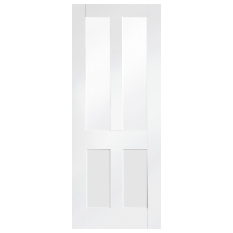 Internal Glazed White Primed Malton Shaker, 1981 x 838 x 35mm