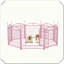 Clôture de parc pour chien robuste en métal pliable avec portes d'intérieur et d'extérieur-1360947036-1360947035