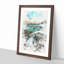Mountain View in Switzerland - Picture Frame Painting Print-56858868-56858869