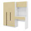 Armoire de bureau à 3 portes en bois avec tiroirs-2029482846