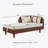 Storage Chaise Lounge With Soft Pillows