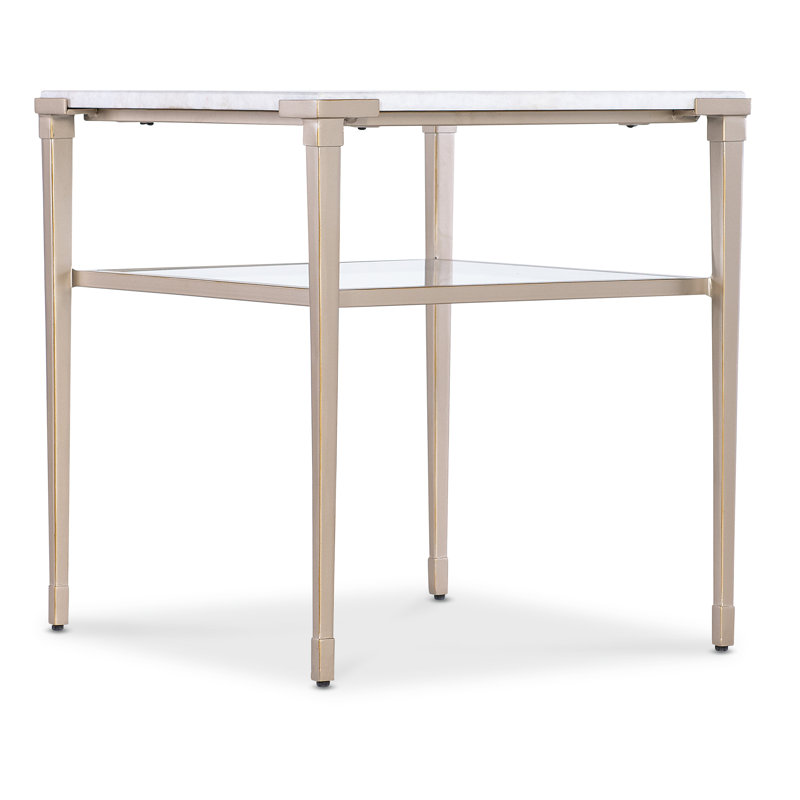 Melange Stone End Table