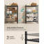 3-Tier Steel Shelving Unit, Durable Storage Rack, Easy Assembly, 40 x 30 x 77.5 cm, Black-135750587
