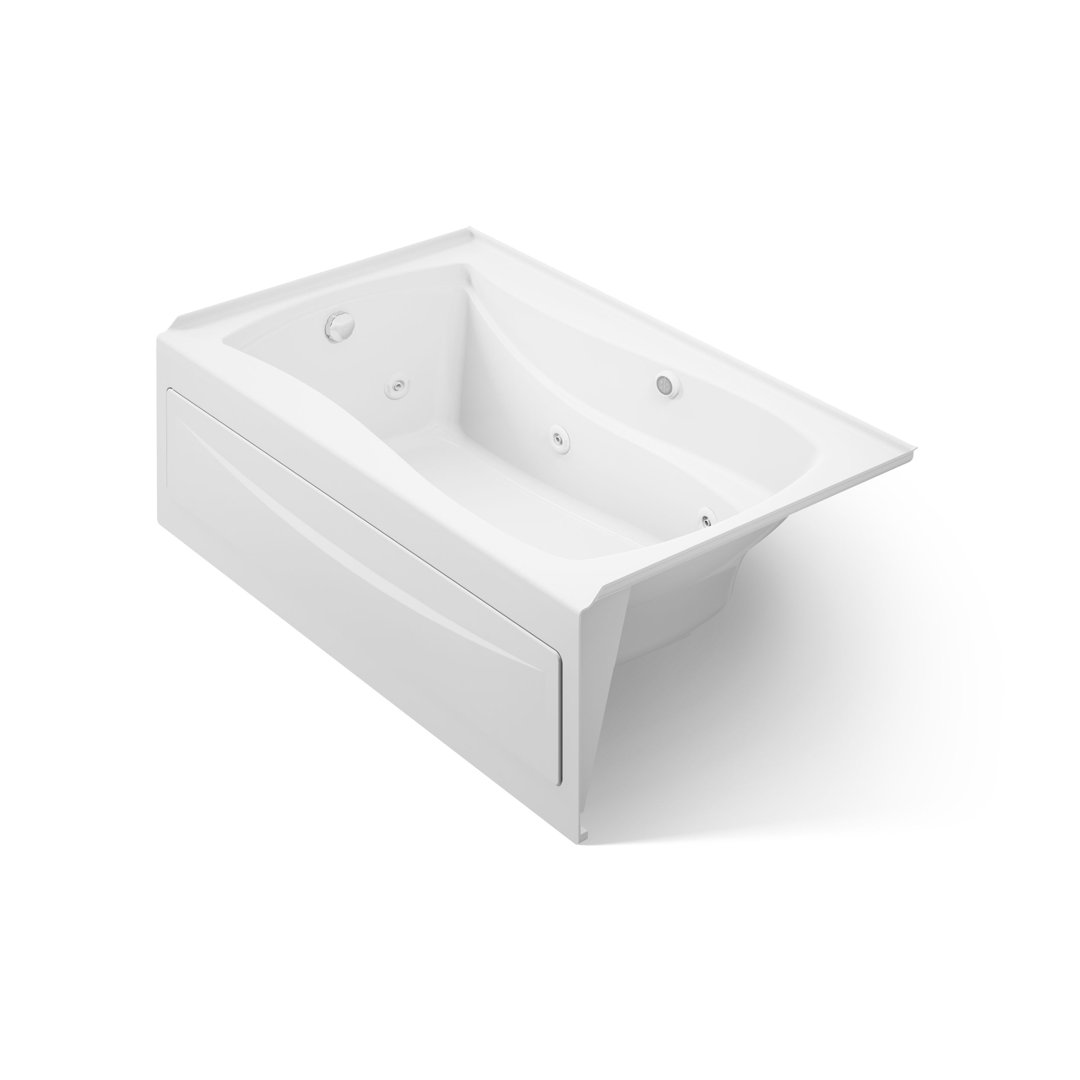 Mariposa® 60" x 36" Alcove/Tile in Whirlpool Acrylic Bathtub Kohler 