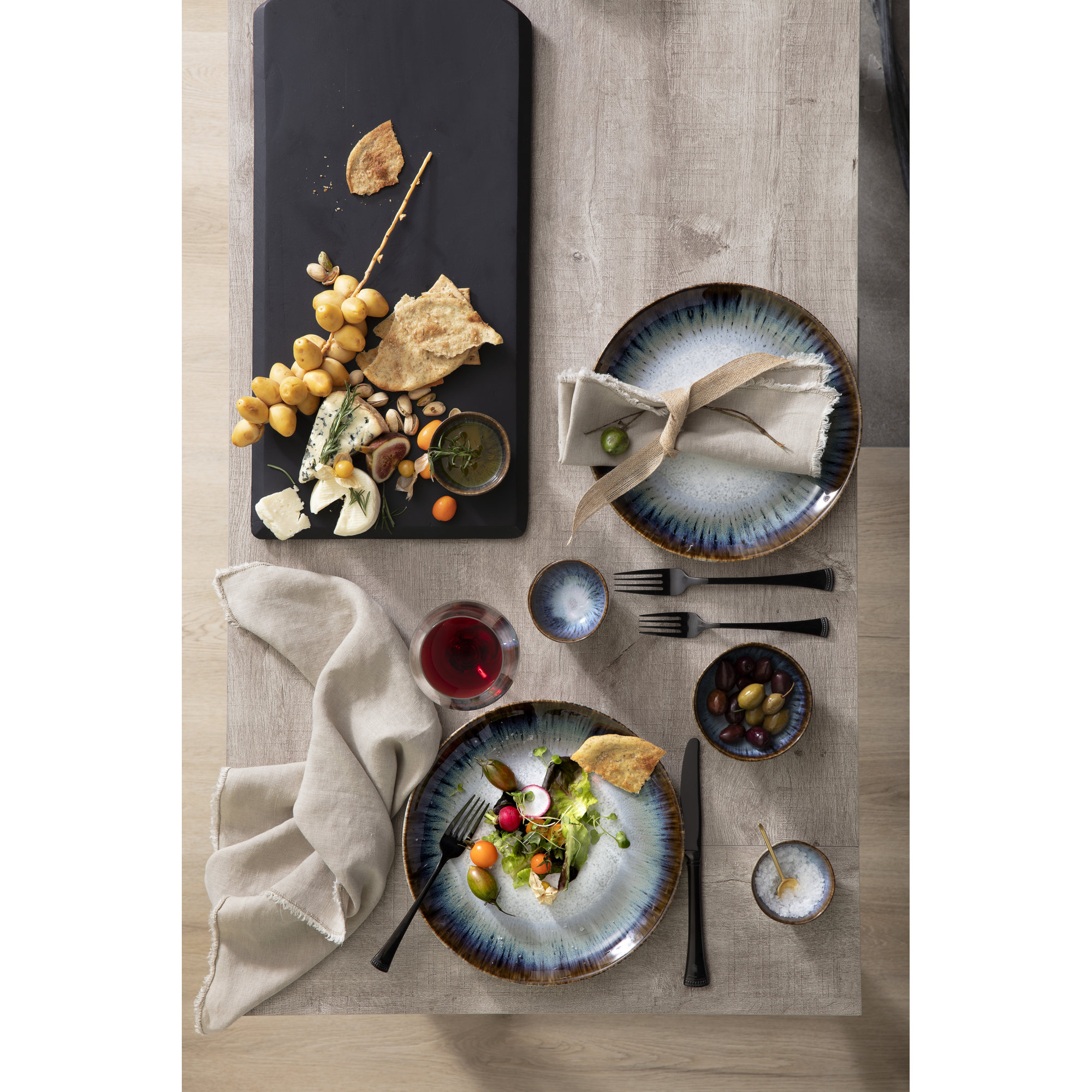 Lenox Portola 20-Piece Flatware Set, Black