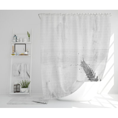 Navea Polyester Shower Curtain Set