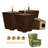 Abbye 4 Square Walnut Wood Legs-92916453