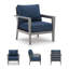 Ensemble de canapé / chaises / table d'extérieur Cecelia (ensemble de 4)