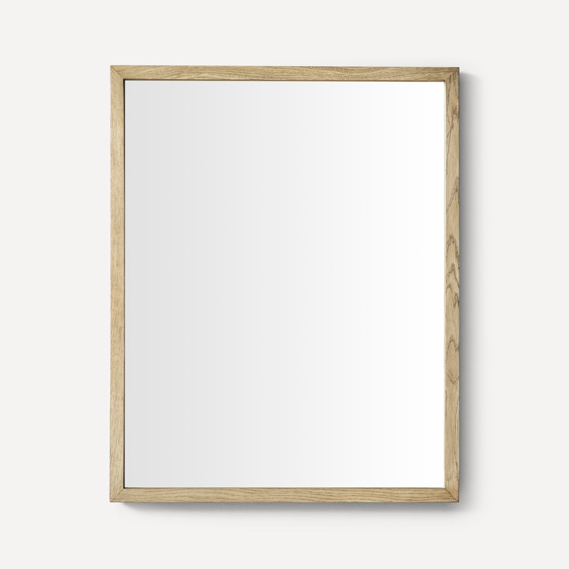 Traditional Accent Mirror, Rustic, 40" x 24"