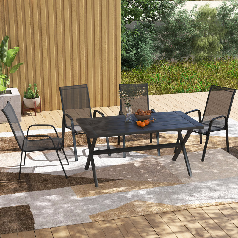 Stacking Patio Dining Armchair